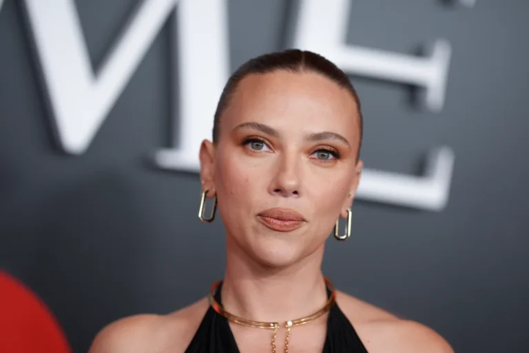 Scarlett Johansson as Black Widow in a dramatic scene.