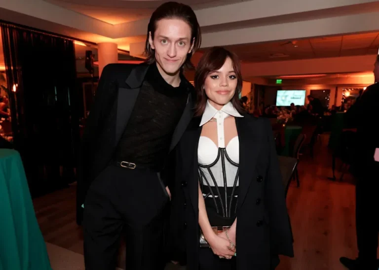 Jenna Ortega with a male companion, who is Jenna Ortega dating 2025.