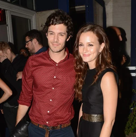 Adam Brody and Leighton Meester showcasing Hollywood celebrity relationships.