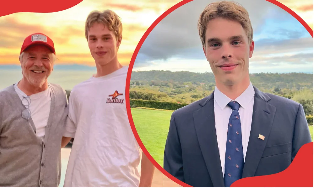 Jasper Breckenridge Johnson with family at sunset.