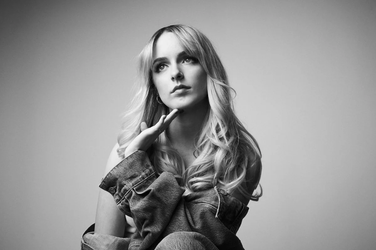 Thoughtful portrait of Mckenna Grace, an up and coming Hollywood actor.