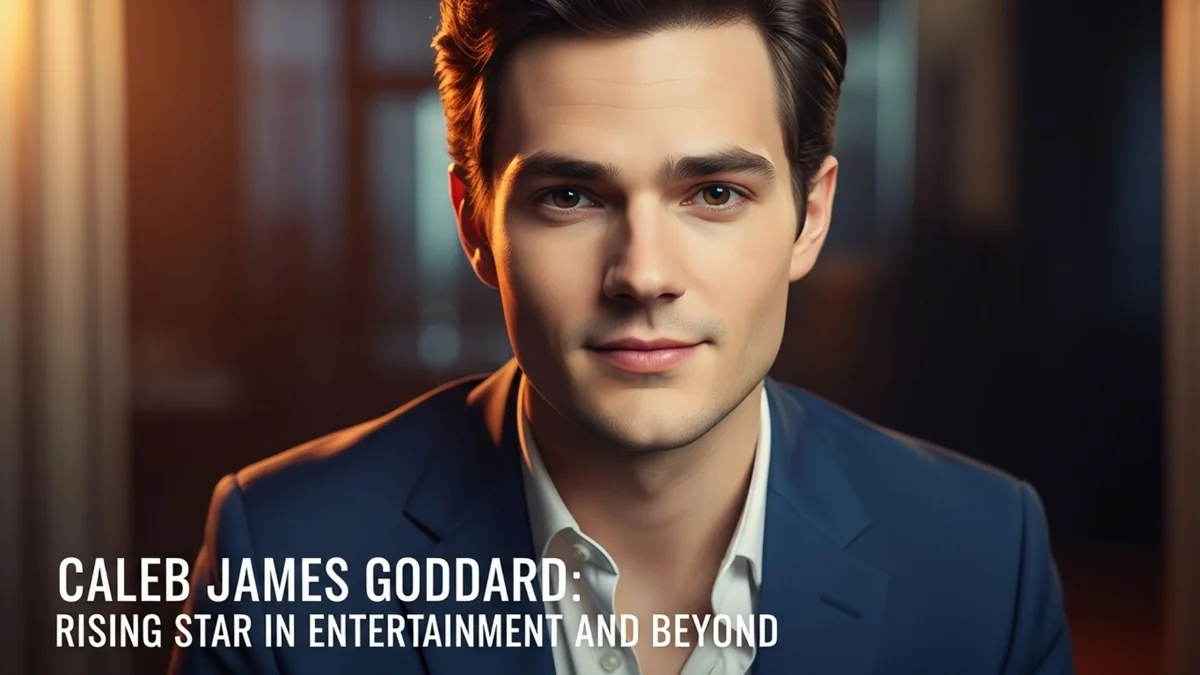 Caleb James Goddard, a rising star in entertainment.