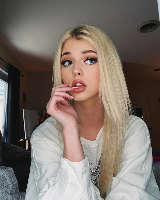 A candid shot of Loren Gray, reflecting her natural beauty and personality.
