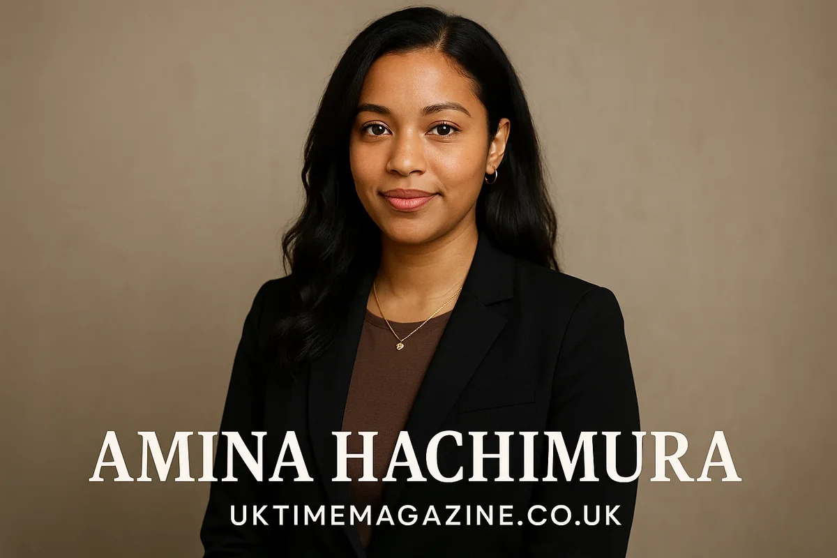 Amina Hachimura in a professional setting, showcasing her career aspirations.