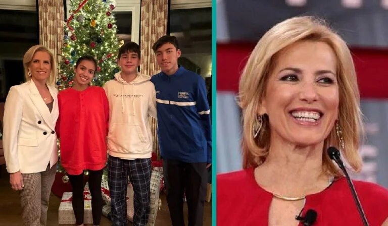 Family photo capturing a festive moment.