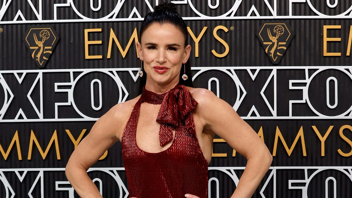 Juliette Lewis at the Emmys, showcasing her role in Yellowjackets.