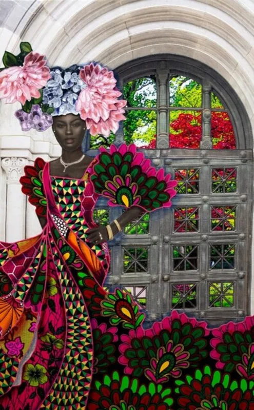 Colorful cultural illustration by Phyllis Stephens showcasing heritage.