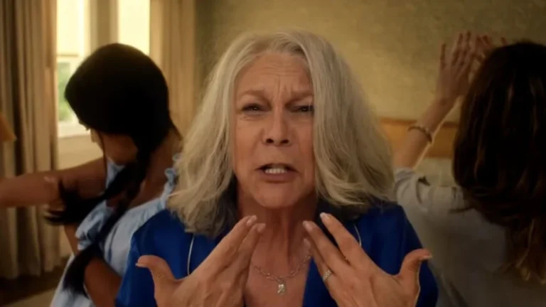 Jamie Lee Curtis in a scene from her latest movie.
