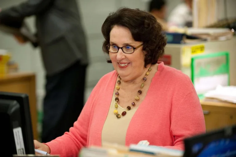 Phyllis Smith actress at work on The Office, showcasing her character's warmth.