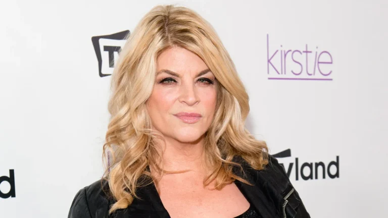 Kirstie Alley at a red carpet event, showcasing her style and kirstie alley legacy.