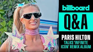 Paris Hilton discusses her infinite icon remix album.