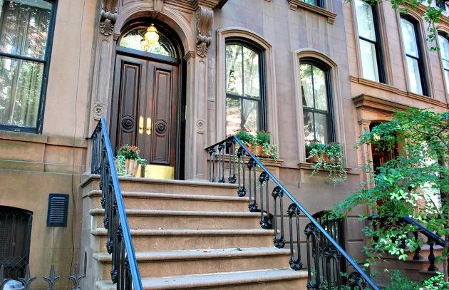 Another view of Carrie Bradshaw's brownstone from Sex and the City.