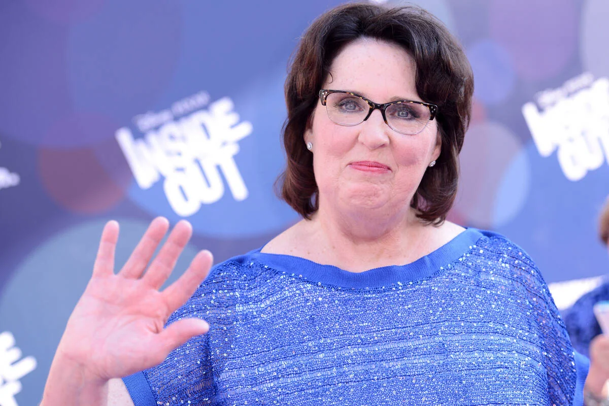 Phyllis Smith at 'Inside Out' event, representing her career