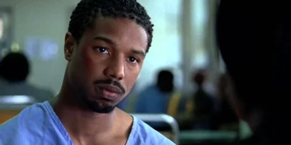 Michael B. Jordan in a hospital scene from his movies.