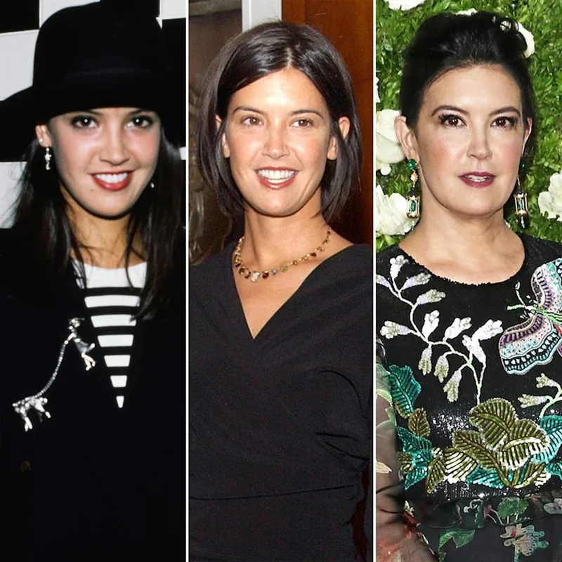 Phoebe Cates at various events, connected to her net worth.