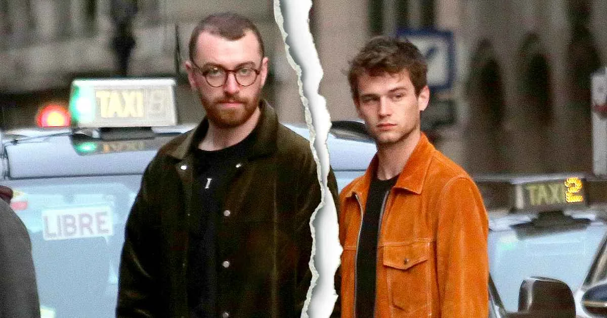 Brandon Flynn and Sam Smith walking separately, indicating tension.