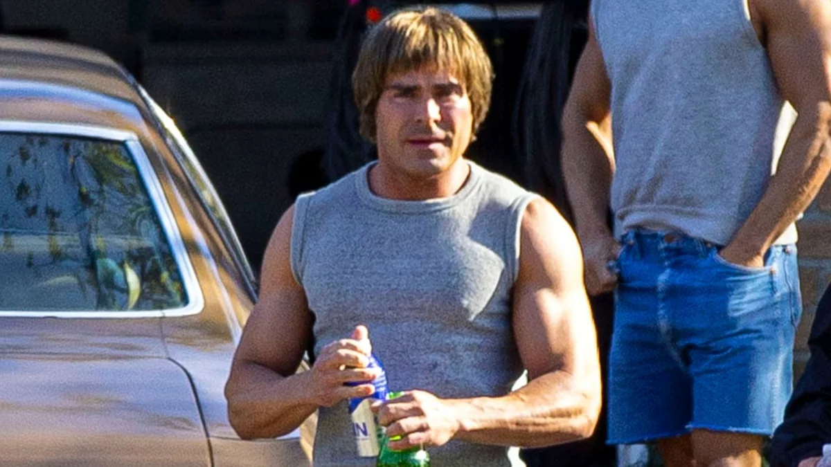 Zac Efron filmer focused on set with drinks