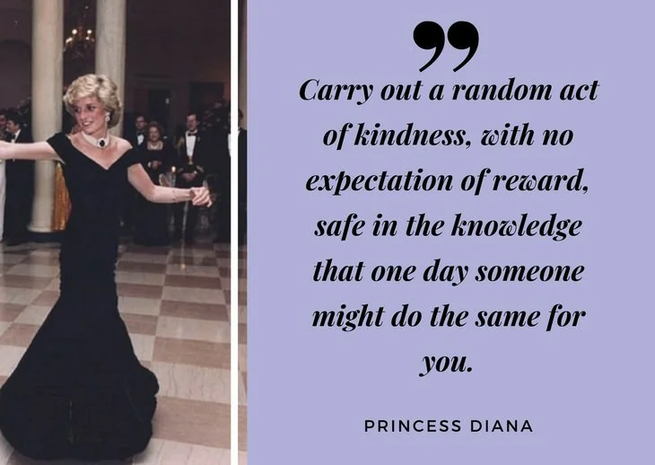 Quotes on Princess Diana about kindness and compassion